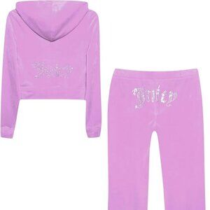 Juicy Couture Velour Violet Tulle Tracksuit
